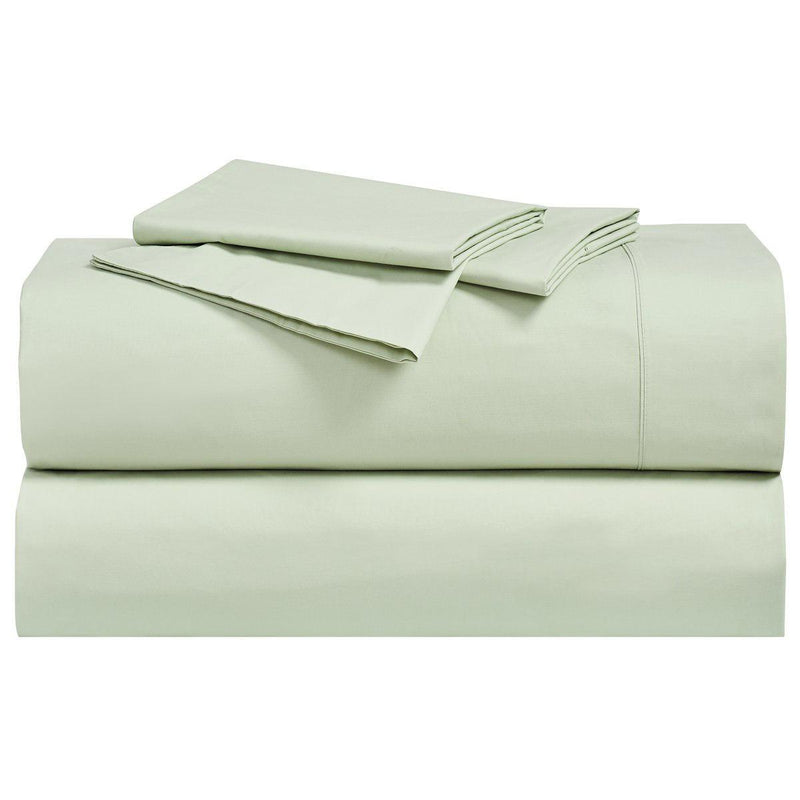 Abripedic Percale Pillowcases (Pair)-Egyptian Linens-Standard Pillowcases Pair-Celery-Egyptian Linens