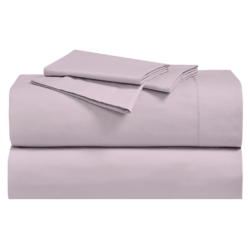 Percale Sheet Set - 250 Thread Count-Royal Tradition-Twin XL-Lilac-Egyptian Linens
