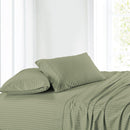 Split Adjustable Dual King Sheet Set - Striped 300 Thread count-Royal Tradition-Egyptian Linens