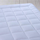 Plush Fiber 2 Inches Mattress Topper Down Alternative Anchor Bands-Royal Tradition-Egyptian Linens