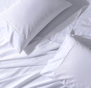 Flex Top King Sheet Set - Percale Woven-Abripedic-WHITE-Egyptian Linens