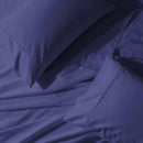 Flex Top King Sheet Set - Percale Woven-Abripedic-PERIWINKLE-Egyptian Linens