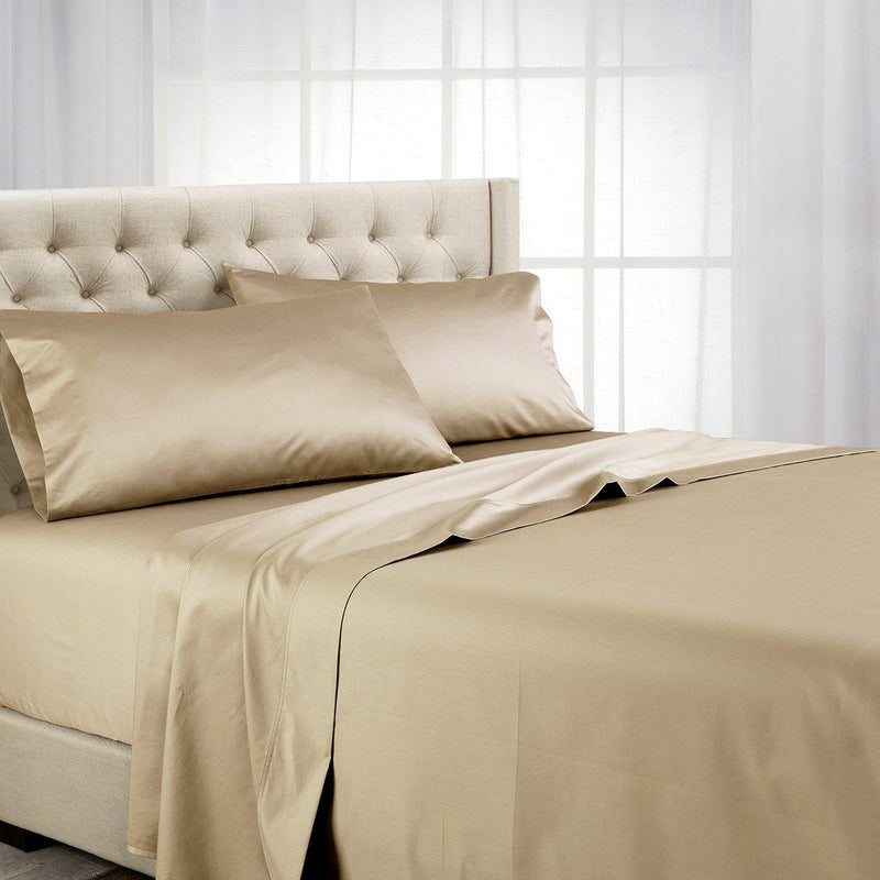 Split Top (Split Head) King Sheets 1000 Thread Count 100% Cotton Solid Sheet Sets-Royal Tradition-Linen-Egyptian Linens