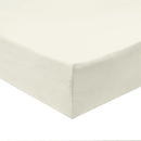 Flex Top King Fitted Sheet Only - Easy Care 650 Thread Count-Royal Tradition-IVORY-Egyptian Linens