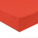 Flex Top California King Fitted Sheet Only -Solid 340 Thread Count-Royal Tradition-Coral-Egyptian Linens