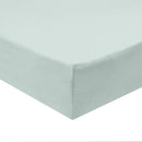 Top Split Flex King Fitted Sheet Only - Solid 340 Thread Count-Royal Tradition-Sea-Egyptian Linens