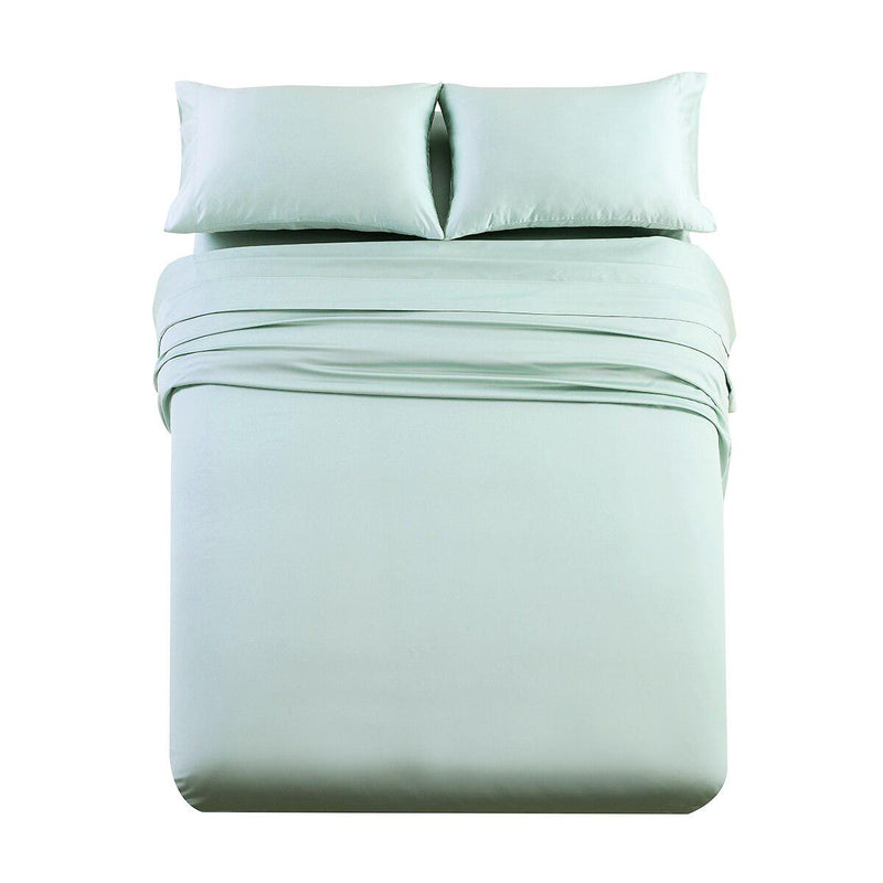 Luxury & Heavy 1000 Thread Count Solid Sheet Set-Royal Tradition-Twin XL-Sea-Egyptian Linens