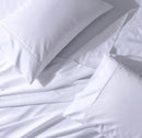 Flex Top California King Sheet Set - Abripedic Percale-Abripedic-White-Egyptian Linens