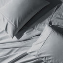 Flex Top California King Sheet Set - Abripedic Percale-Abripedic-Gray-Egyptian Linens