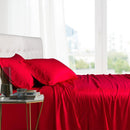 Split California King Sheets - Cooling 100% Bamboo Viscose-Royal Tradition-Red-Egyptian Linens