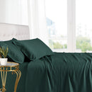 Olympic Queen Bed Sheet Set - 100% Bamboo Viscose-Royal Tradition-Teal-Egyptian Linens