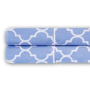 Meridian Percale Pillowcase Set (Pair)-Royal Tradition-Standard Pillowcases Pair-Periwinkle & White-Egyptian Linens