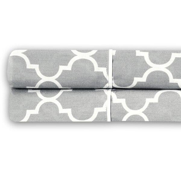 Quatrefoil Percale Pillowcase Set – Meridian