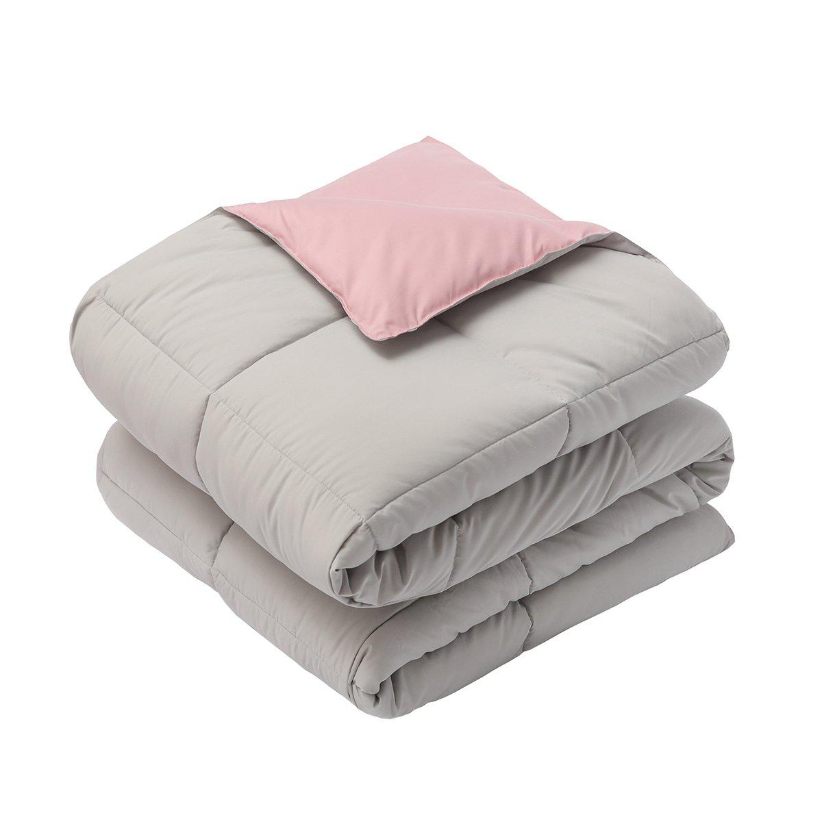 Reversible Lightweight Plush Down Alternative Throw / Home