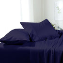 Soft & Wrinkle-Free Split Adjustable King Sheets 100% Easy Care Microfiber-Royal Tradition-Navy-Egyptian Linens