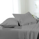 Soft & Wrinkle-Free Split Adjustable King Sheets 100% Easy Care Microfiber-Royal Tradition-Gray-Egyptian Linens