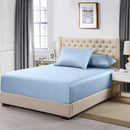 Flex Top California King Fitted Sheet Only- Solid 608 Thread Count-Royal Tradition-Blue-Egyptian Linens