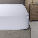Flex King Fitted Sheet Only - Bamboo Cotton (Hybrid)-Royal Tradition-White-Egyptian Linens