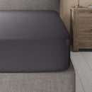 Flex King Fitted Sheet Only - Bamboo Cotton (Hybrid)-Royal Tradition-Charcoal-Egyptian Linens