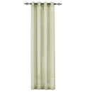 Abri Grommet Crushed Sheer Window Treatment (Single)-Royal Tradition-50 x 63" Panel-Spring Green-Egyptian Linens