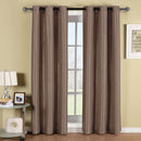 Soho Thermal Blackout Grommet Top Curtain Panels (Single)-Royal Tradition-42 x 84" Panel-Mocha-Egyptian Linens