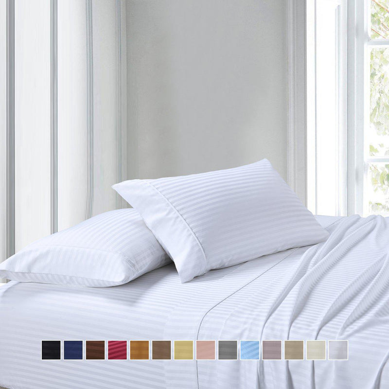 Sheet Set - Striped 300 Thread Count-Royal Tradition-Egyptian Linens
