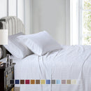 Top Split (Flex) King Sheet Set Luxury 608 Thread Count Damask Stripe-Egyptian Linens-Egyptian Linens