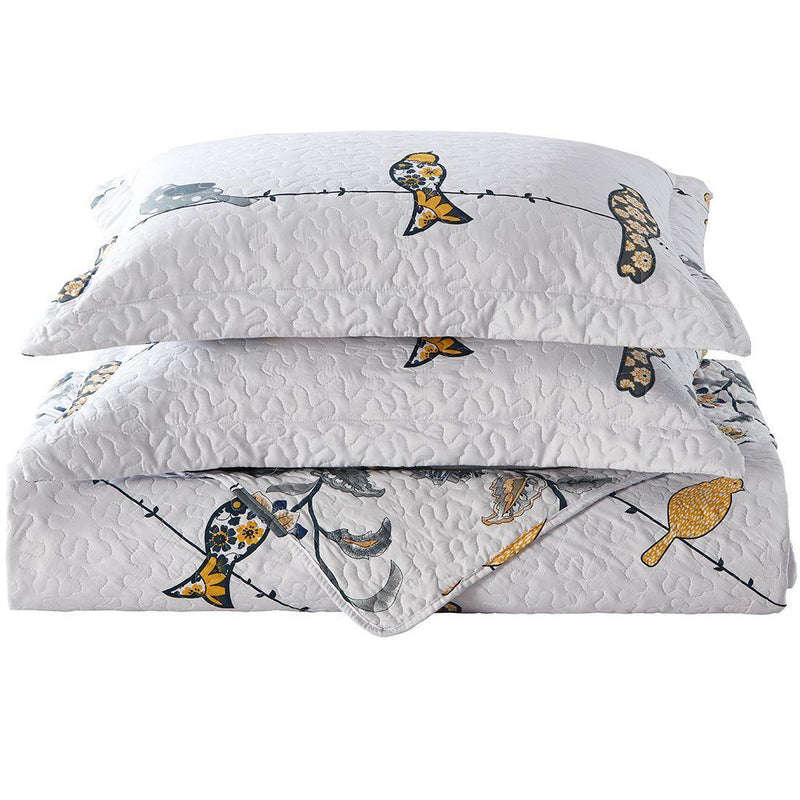 Bedspread Quilt Set - Ayat Birds