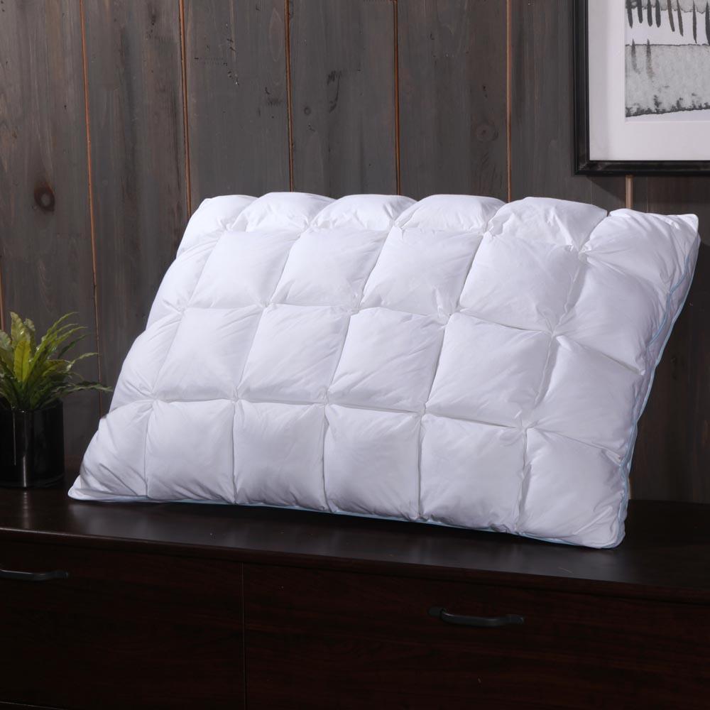 Goose Down Pillow 600 Thread Count French Pleated