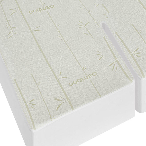 Top Split King ( Flex King ) Waterproof Antibacterial Hypoallergenic Bamboo Mattress Protector-Royal Tradition-Egyptian Linens