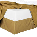 Stripe Bed Skirt 100% Microfiber-Royal Hotel Bedding-Egyptian Linens