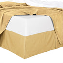 Stripe Bed Skirt 100% Microfiber-Royal Hotel Bedding-Twin-Gold-Egyptian Linens
