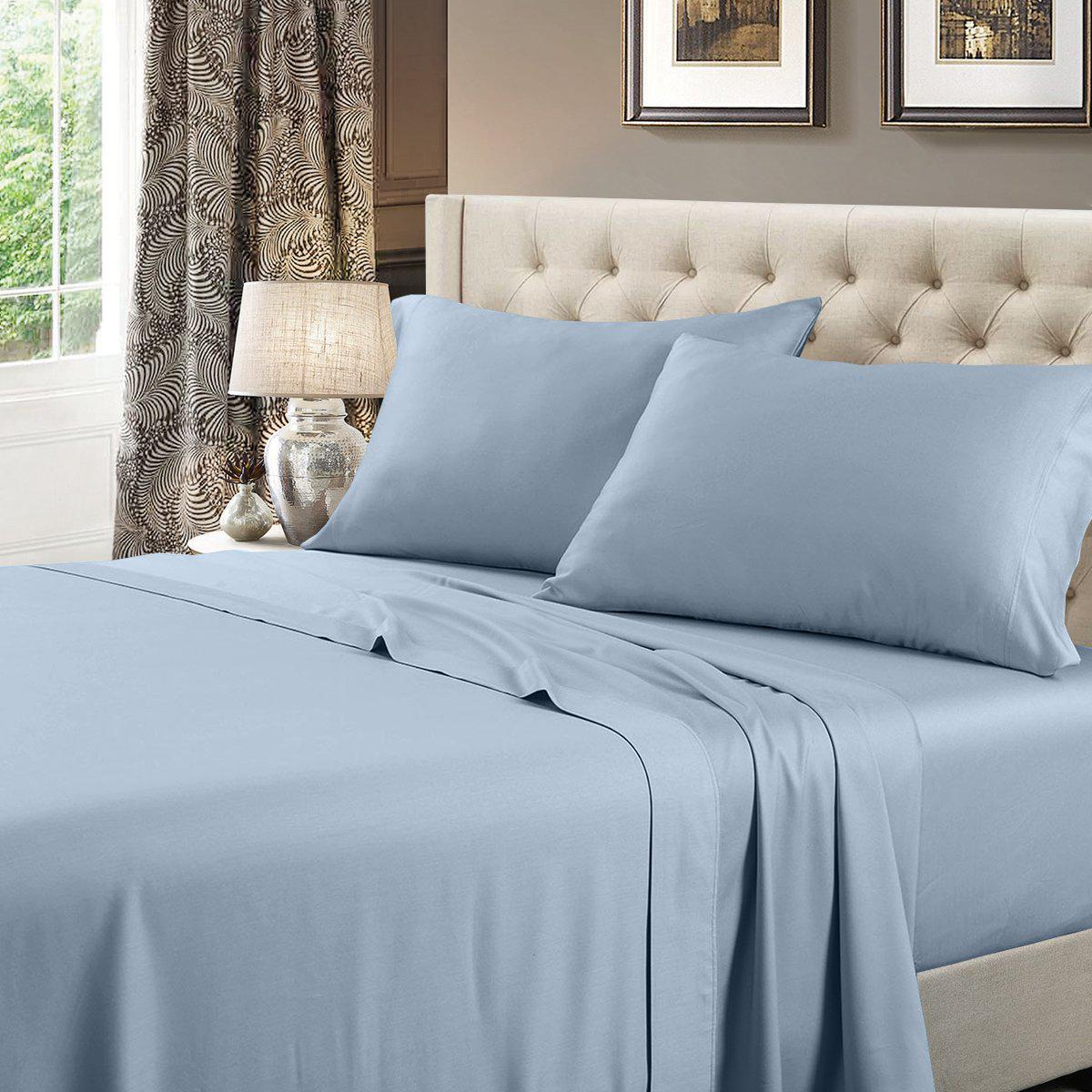 Egyptian Linens Sheets Solid 600 Thread Count