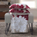 Helena Burgundy Quilt - Bedspread Set