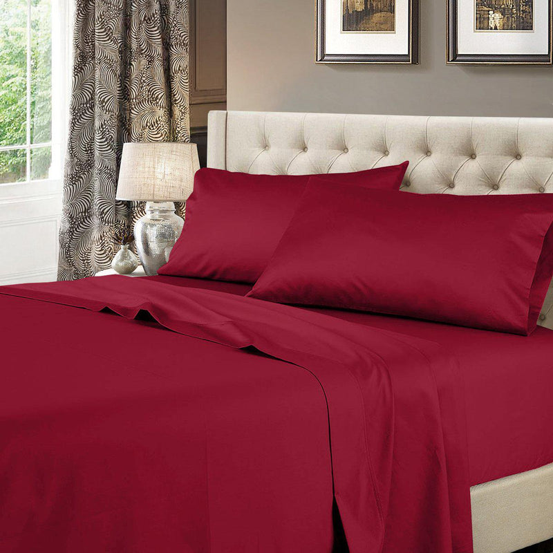 Extra Deep Pockets (22 inches) Solid 600 Sheet Set