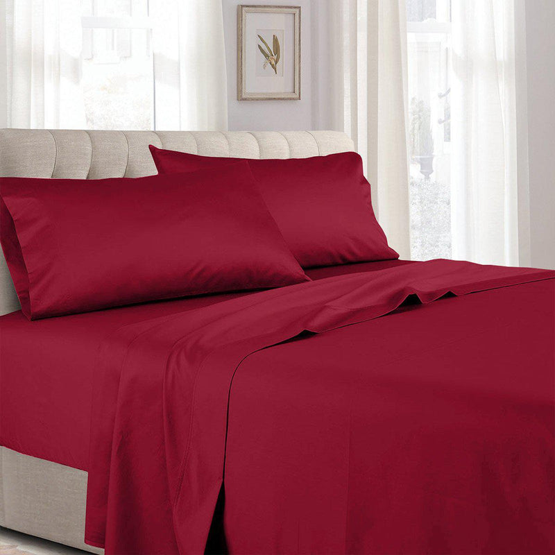 Split Adjustable Dual King Sheets - Solid 300 Thread count