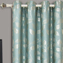 Pair Charlotte Leafy Jacquard Drapes Grommet Window Curtains (Set of 2 Panels)-Royal Tradition-Egyptian Linens