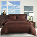 100% Cotton Duvet Cover Set Damask Stripe