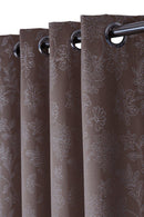 100% Blackout Curtain Panels Fannie - Woven Jacquard Triple Pass Thermal Insulated (Set of 2 Panels)-Royal Tradition-Egyptian Linens