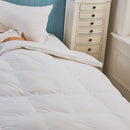 Duet Goose Comforter Individualized Warmth for Him & Her-Abripedic-Egyptian Linens