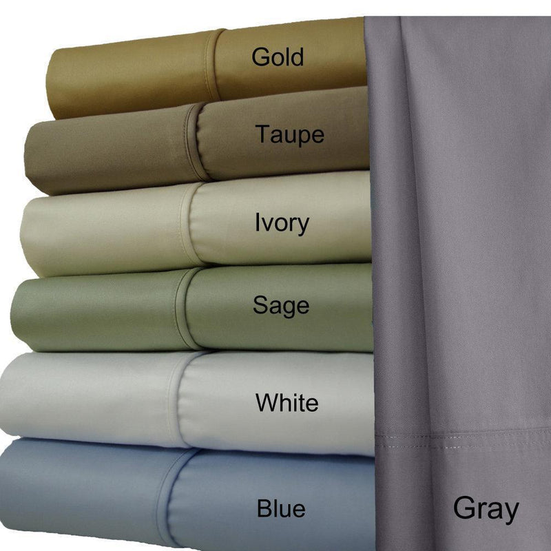 Extra Deep 22 inch Pocket Sheet Set - Heavy 1000 Thread Count-Abripedic-Egyptian Linens