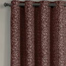 Fiorela Jacquard Drapes Floral Curtains Grommet Top Panel (Single)-Royal Tradition-Egyptian Linens