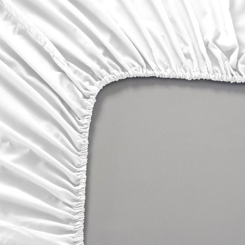 Twin Fitted Sheet Only Cotton 340 Thread Count 16” Deep Pocket