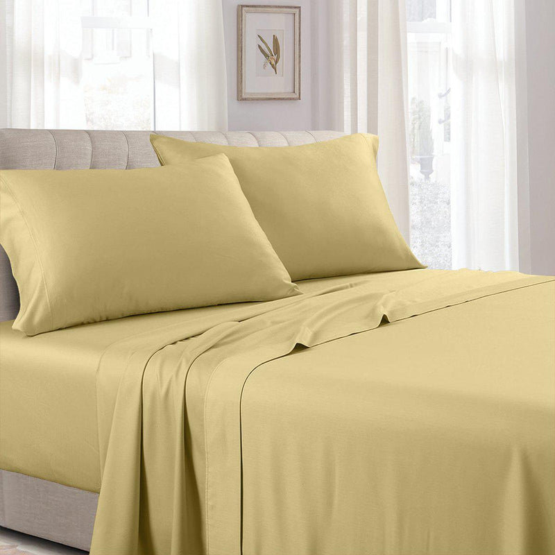 Extra Deep Pockets (22 inches) Sheet Set - Solid 300 Thread Count
