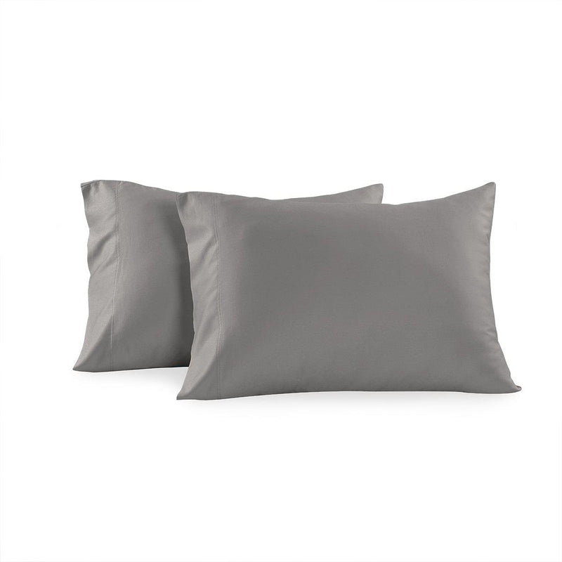 Solid Cotton Sateen 300 Thread Count Pillowcases (Pair)