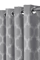 100% Blackout Curtain Panels Alana - Woven Jacquard Triple Pass Thermal Insulated (Set of 2 Panels)-Royal Tradition-Egyptian Linens
