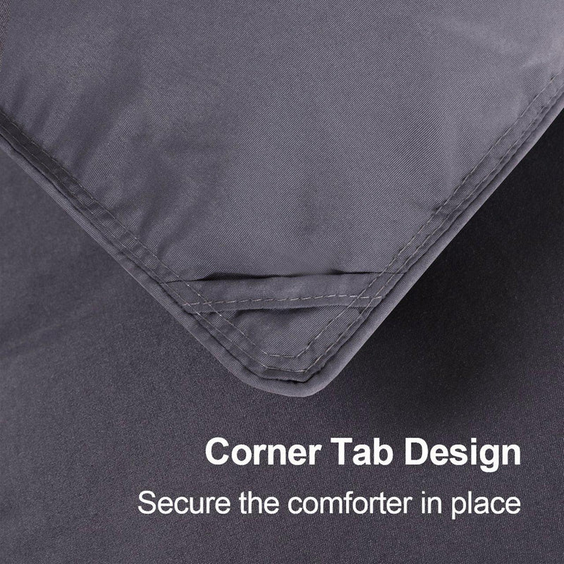 Gray Down Alternative Comforter All Season Medium Fill Weight Micro-Royal Tradition-Egyptian Linens