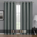 Gulfport Faux Linen Blackout Weave Curtains With Grommets Single Panel-Royal Tradition-Egyptian Linens