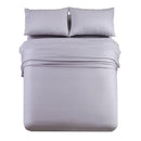 Flex King ( Top Split King) Sheet Set - Eucalyptus 600TC Tencel Lyocell-Abripedic-Iris-Egyptian Linens