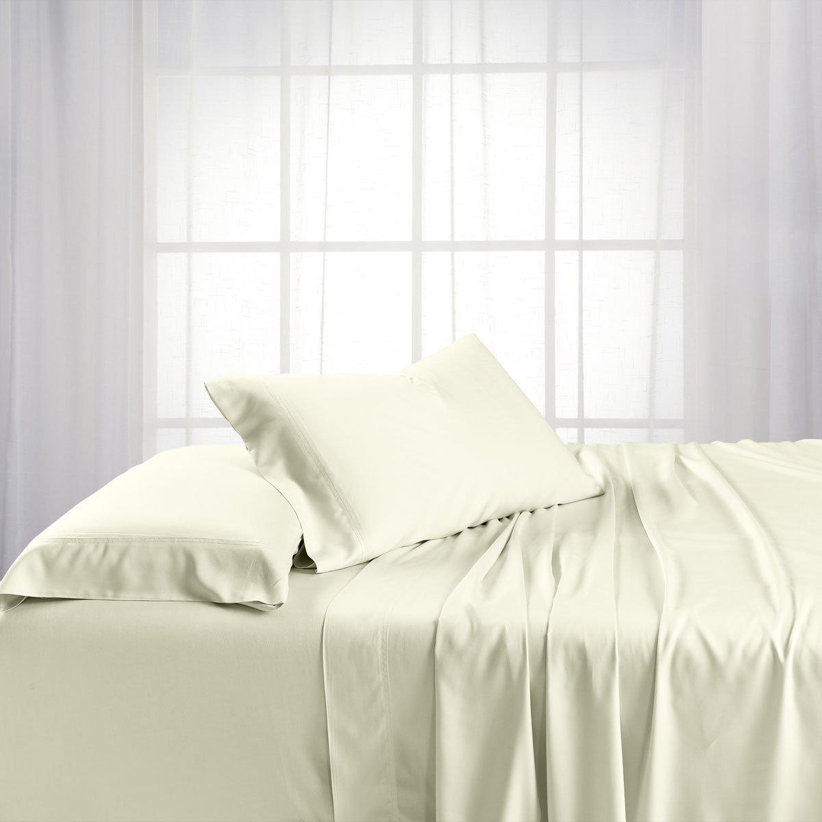 Bamboo Cotton Sheet Set 15" Fitted Sheet Pockets